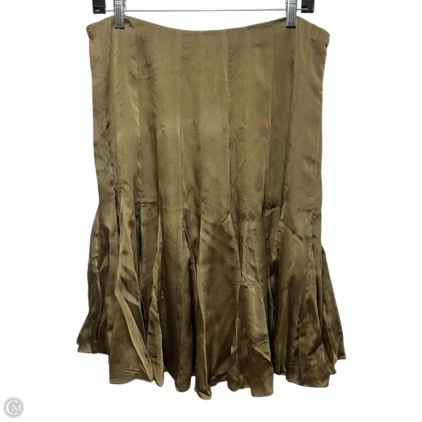 Skirt Midi By Carmen Marc Valvo In Green, Size: 12