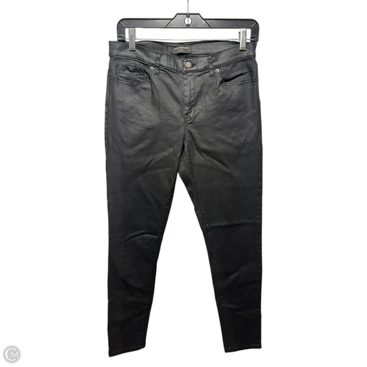 Coated Jeans Skinny By Banana Republic In Black, Size: 6