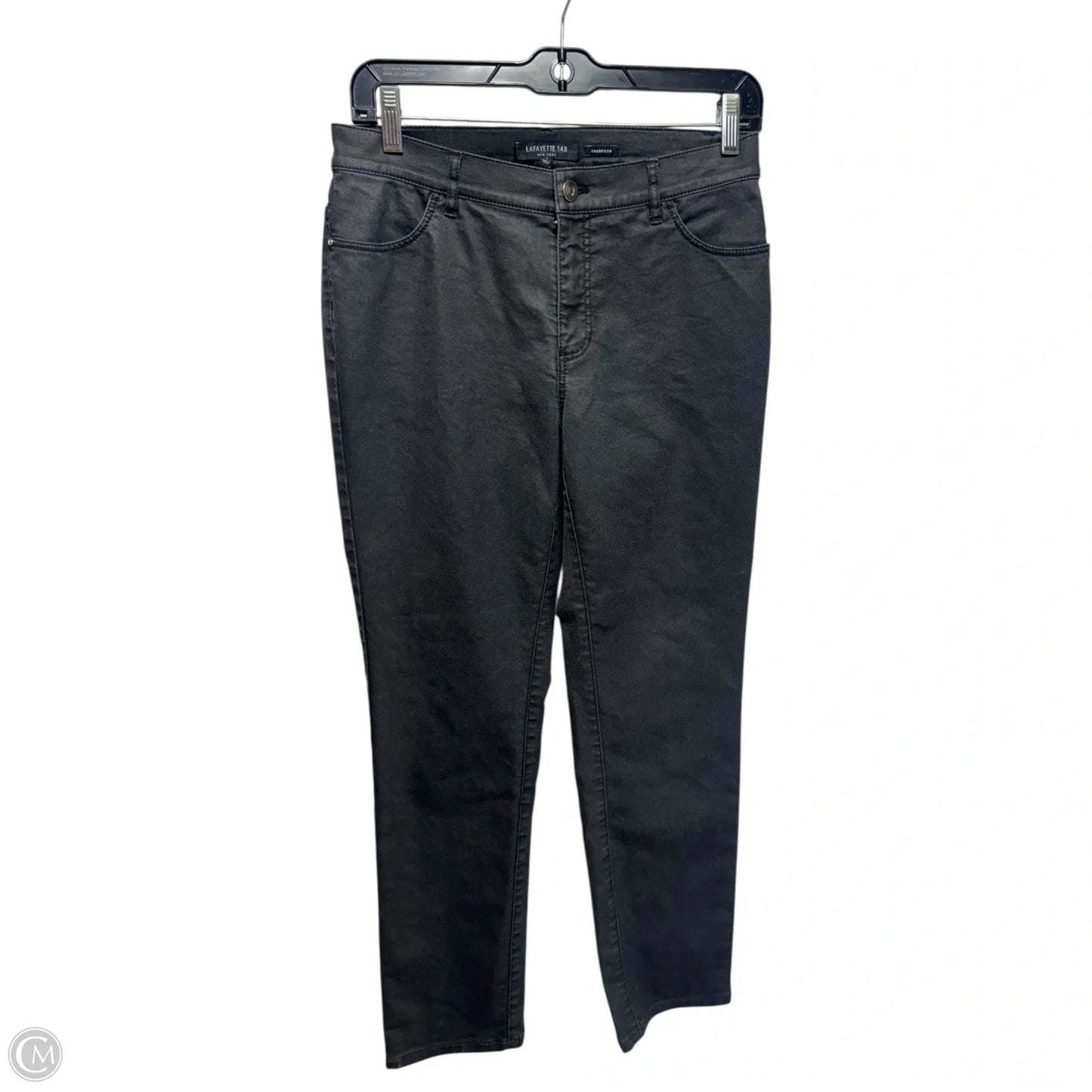 Thompson Coated Jeans Designer By Lafayette 148 In Grey, Size: 4