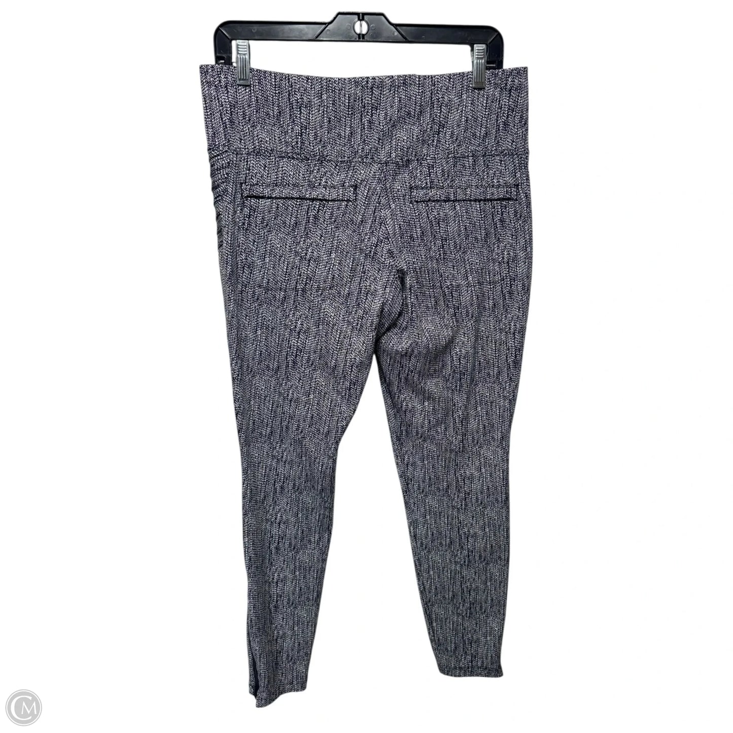 Athletic Leggings By Athleta In Black & White, Size: L