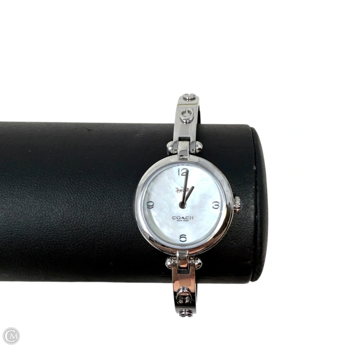 Cary Silver-tone Bangle Bracelet Watch Designer By Coach