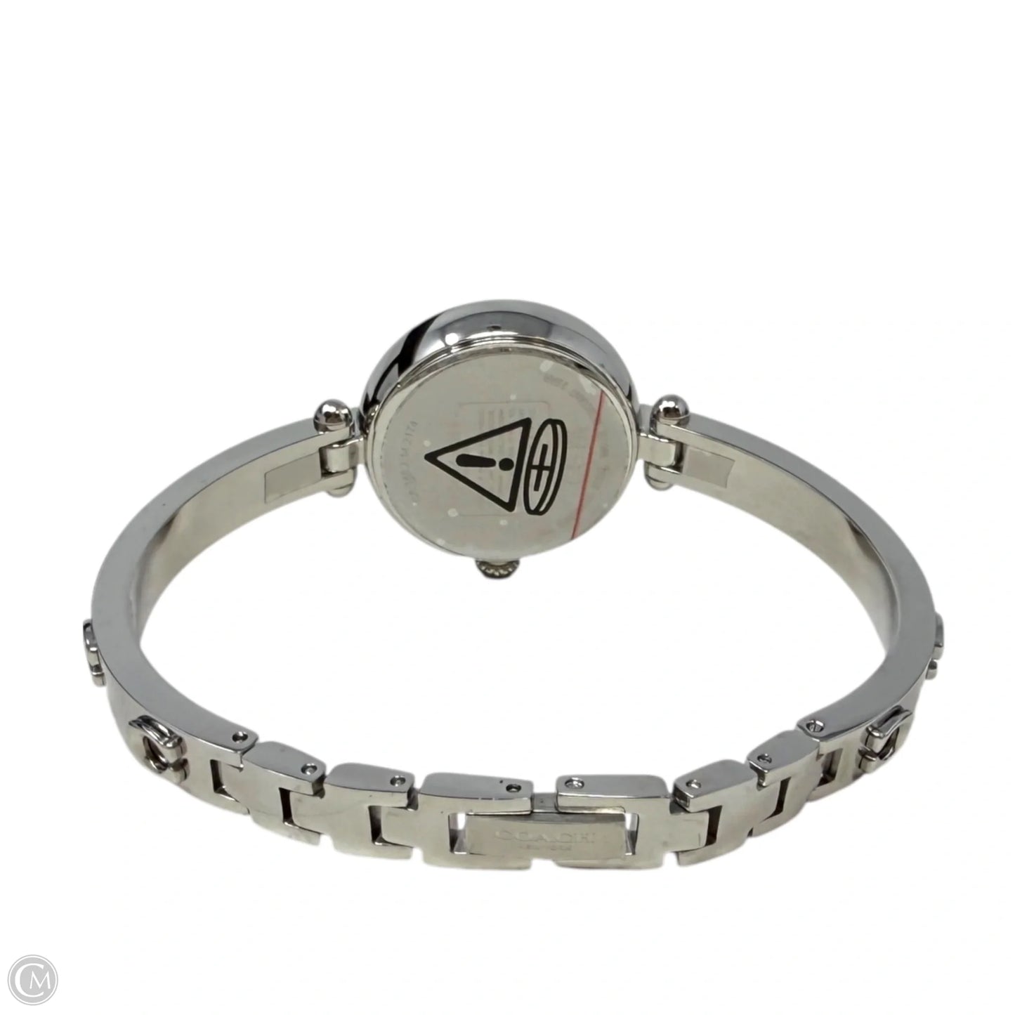 Cary Silver-tone Bangle Bracelet Watch Designer By Coach
