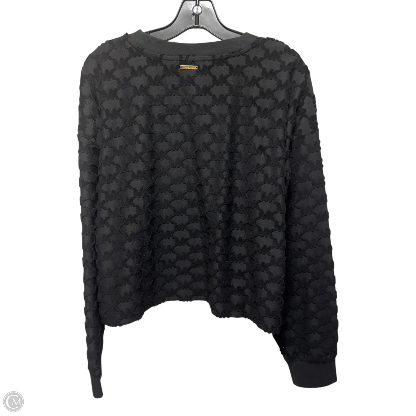 Top Long Sleeve By Michael By Michael Kors In Black, Size: Xl