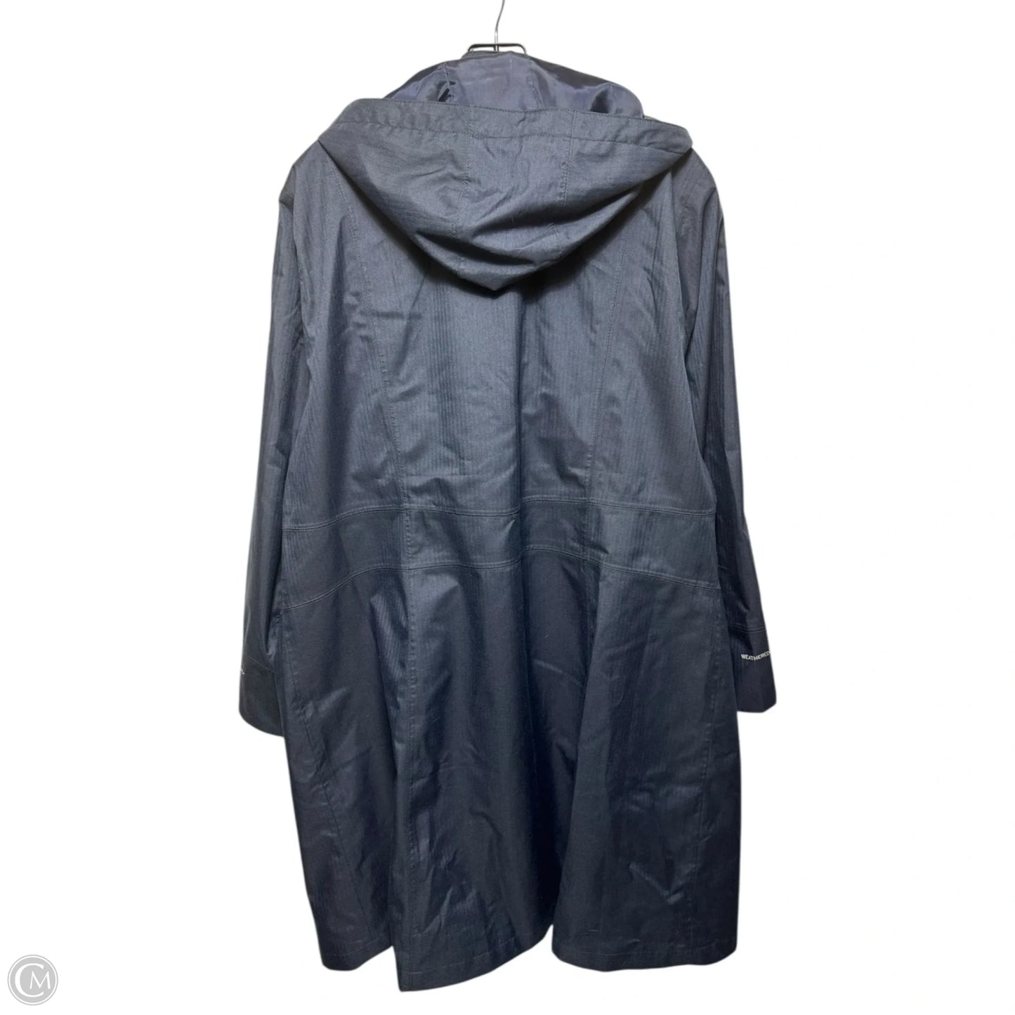 Coat Raincoat By Eddie Bauer In Navy, Size: 2x