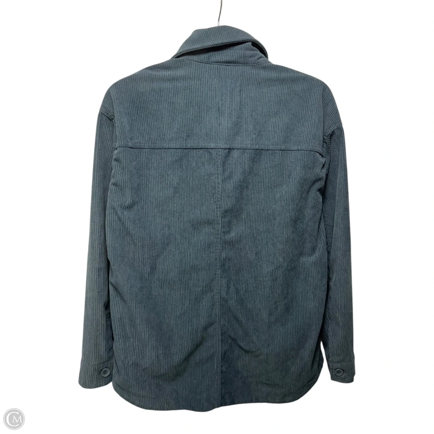 Corduroy Jacket Shirt By Avec Les Filles In Blue, Size: S