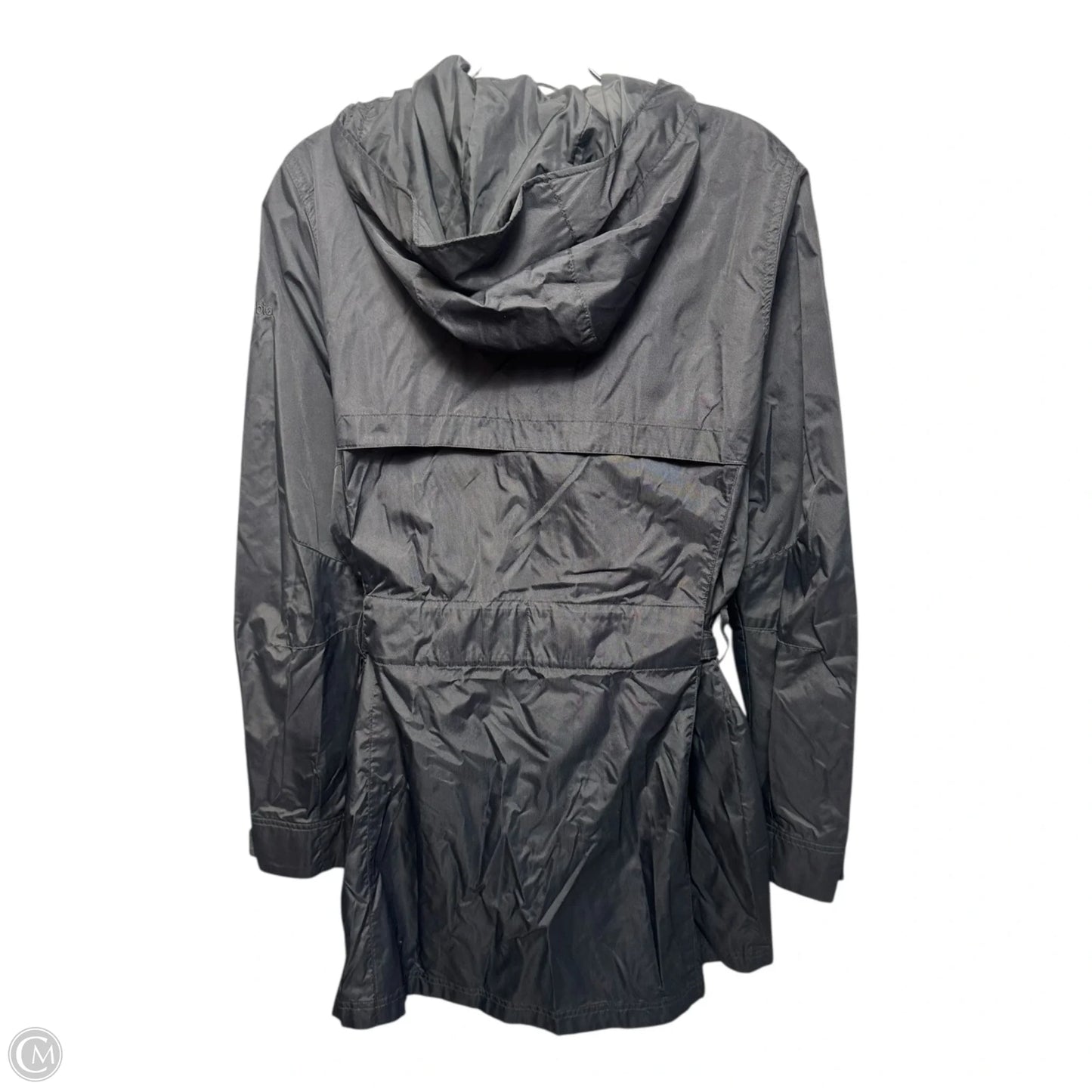 Belted Jacket Windbreaker By Columbia In Black, Size: M