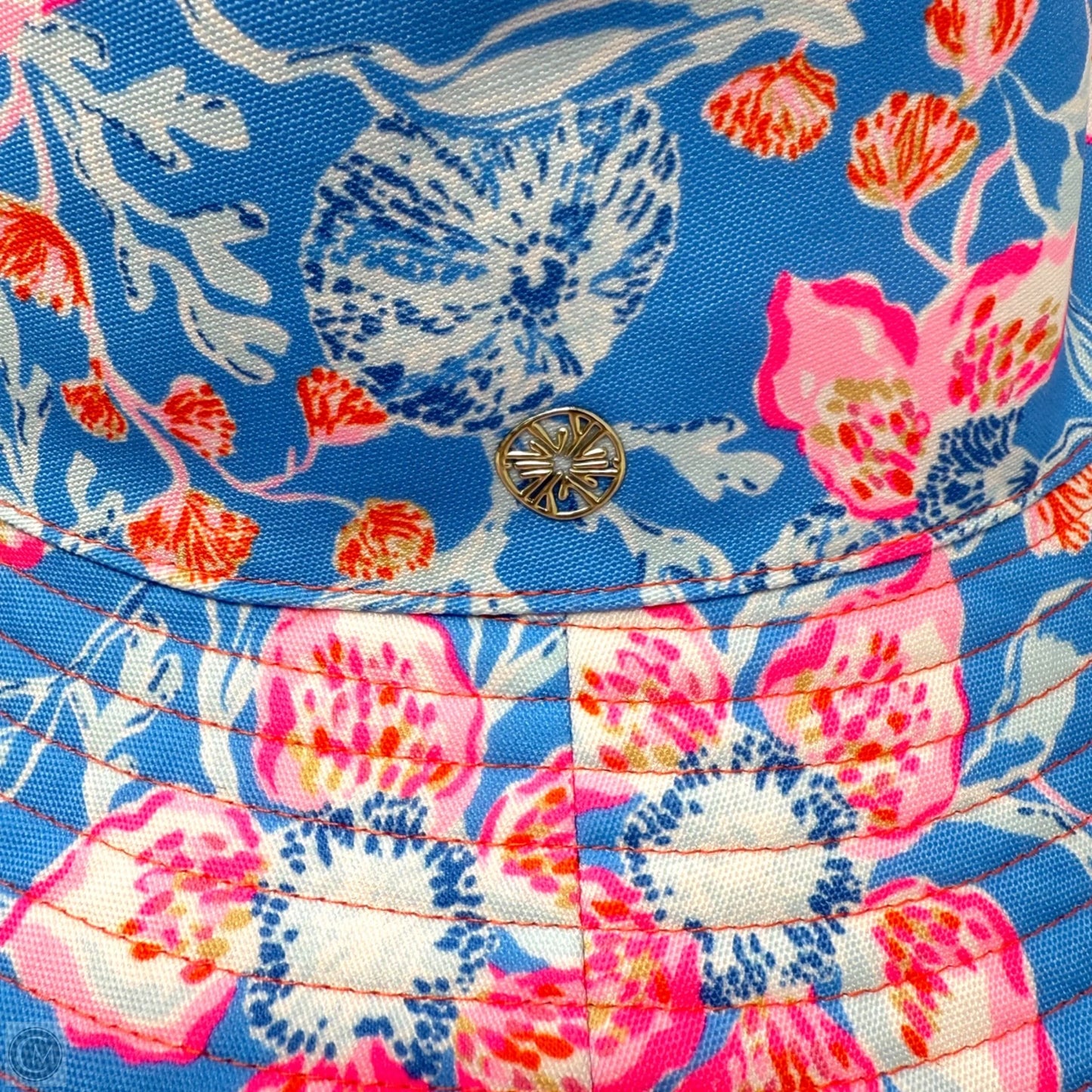 UPF 50+ Reversible Sun Hat Designer By Lilly Pulitzer In Multi Bahamian Rhapsody OSFM