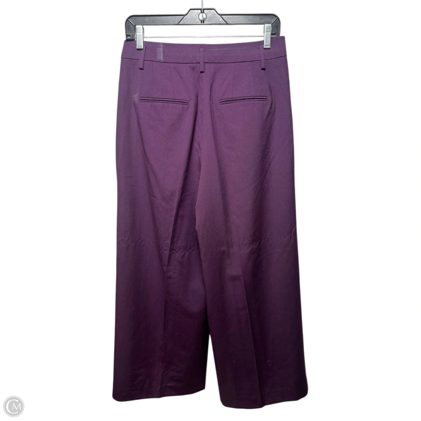 Wide Leg Trouser Pants By Ann Taylor In Purple, Size: 4