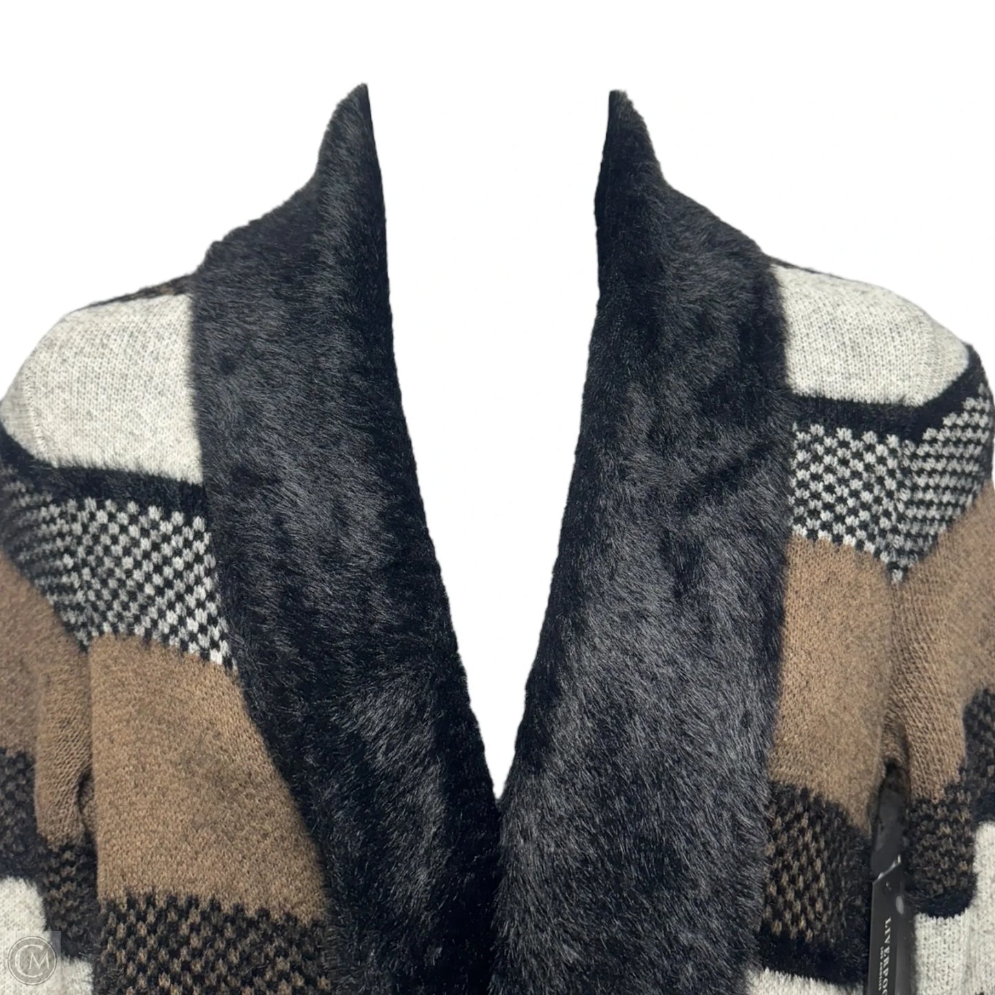 Coat By Liverpool In Black & Brown, Size: M