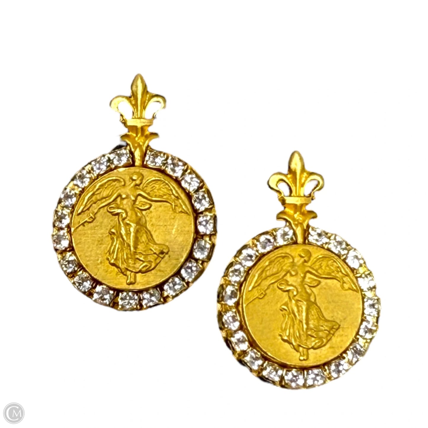 24K Gold Plated La Rochelle Austrian Crystal By French Kande