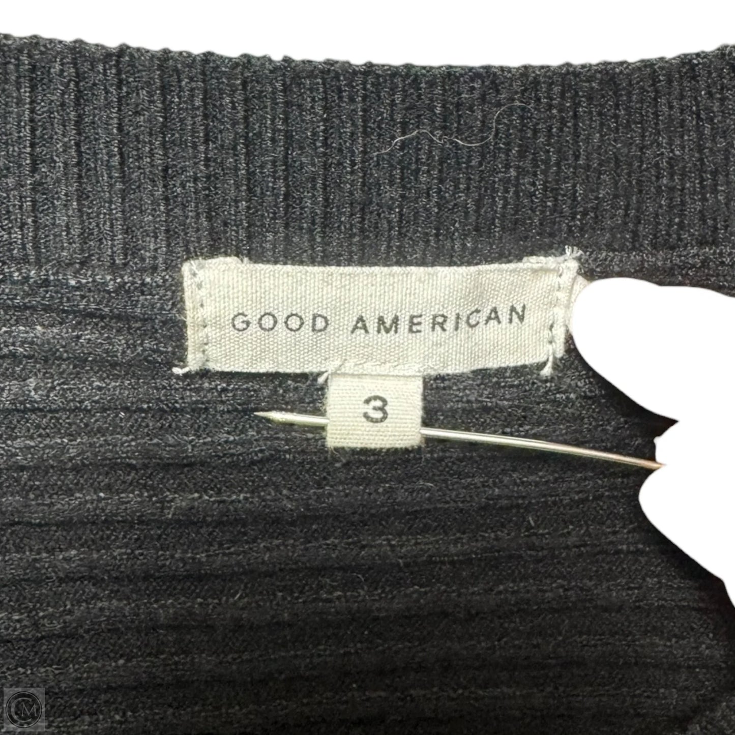 Sweater By Good American In Black, Size: L