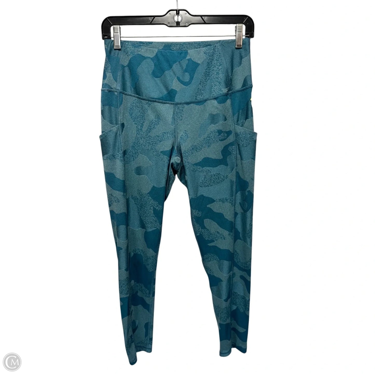 Athletic Leggings By The North Face In Aqua, Size: L