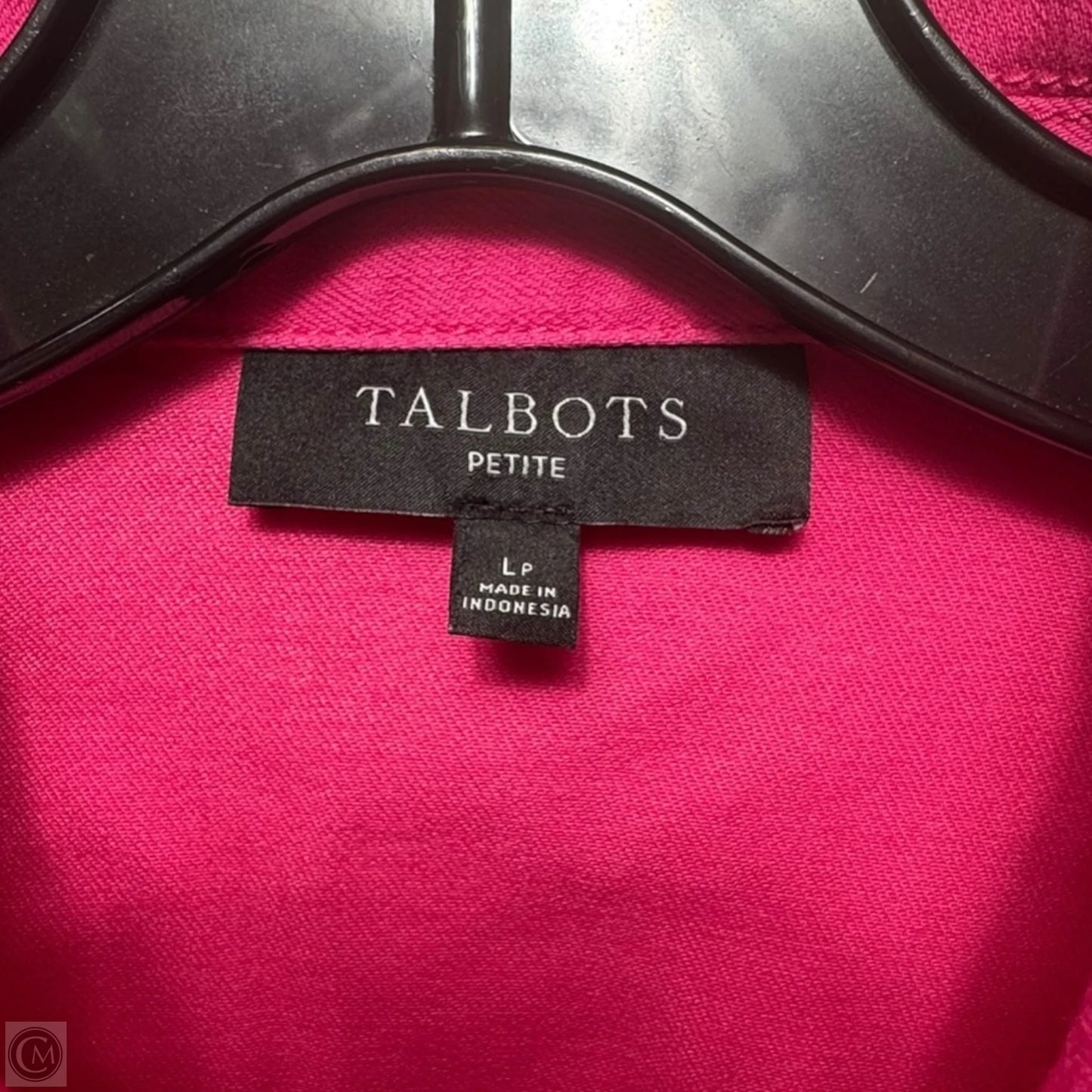 Jacket Denim By Talbots In Pink, Size: Lp