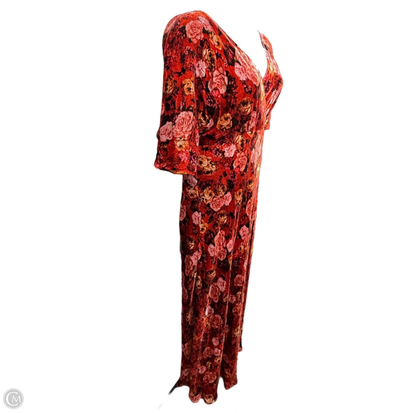 Alanis Silk Blend Maxi Dress By Johnny Was In Floral Print, Size: M