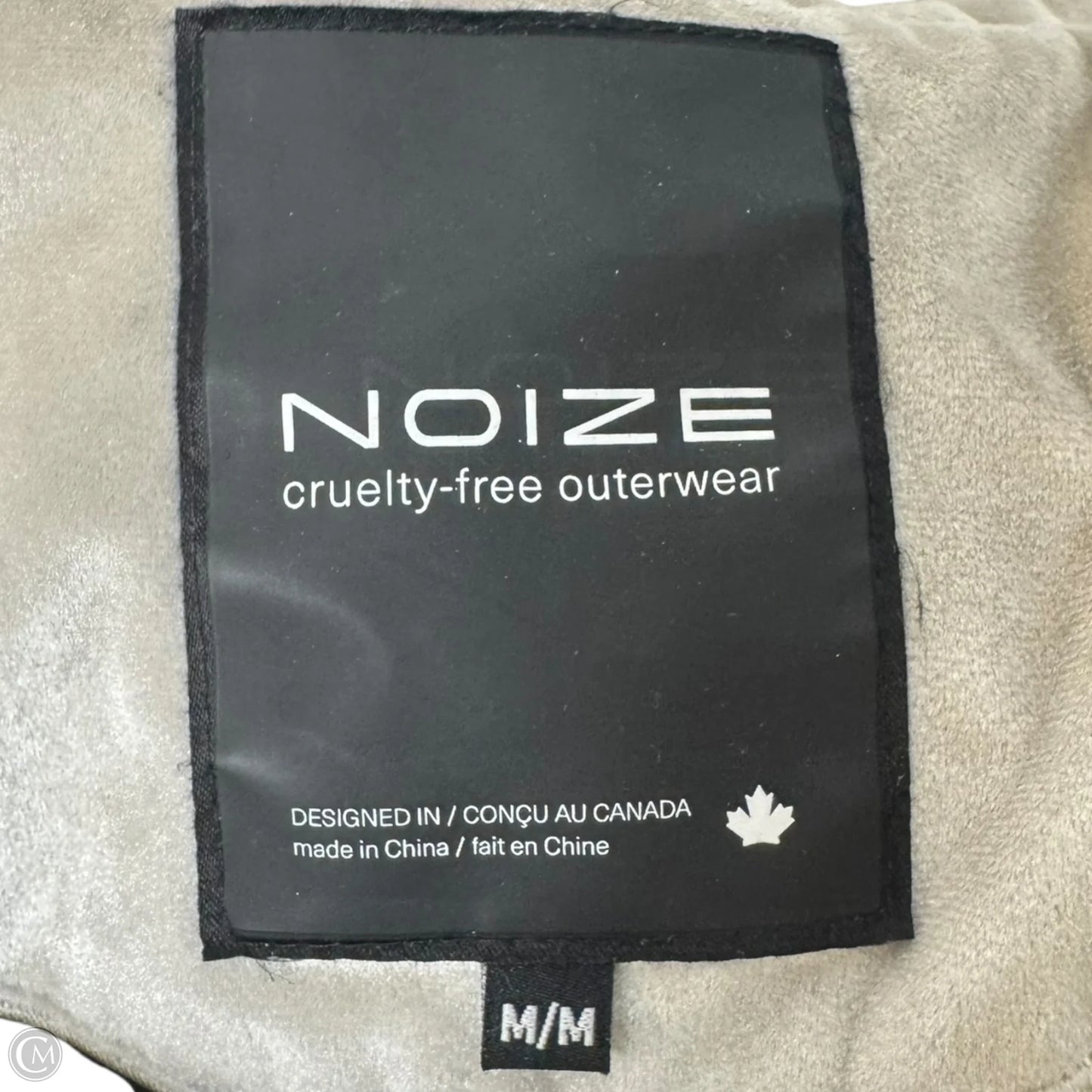 Becka Velvet Lined Belted Jacket Puffer & Quilted By Noize In Silver, Size: M