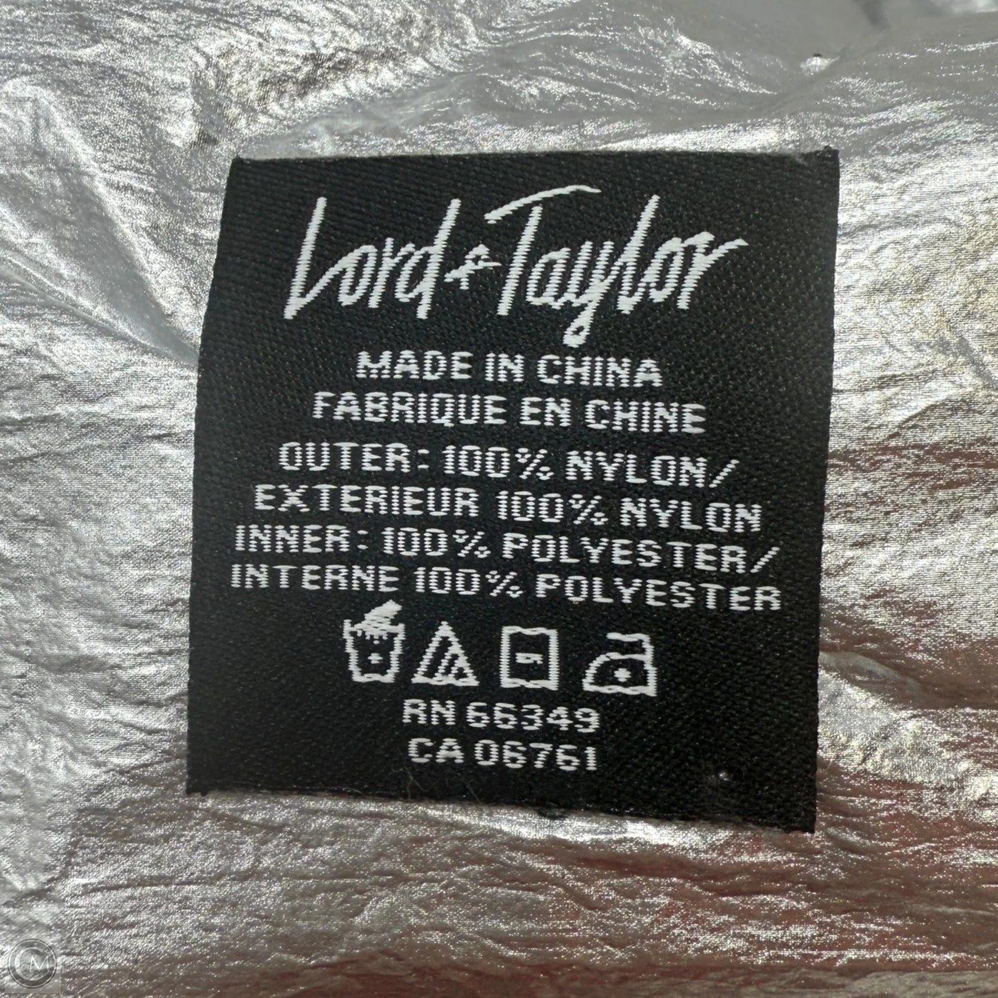 Metallic Puffer Scarf Long By Lord And Taylor