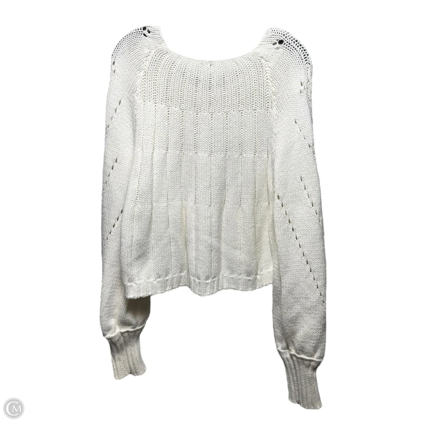 Sweater By Free People In White, Size: L