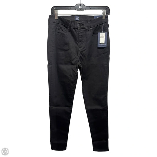 Jeans Skinny By Gap In Black, Size: 8