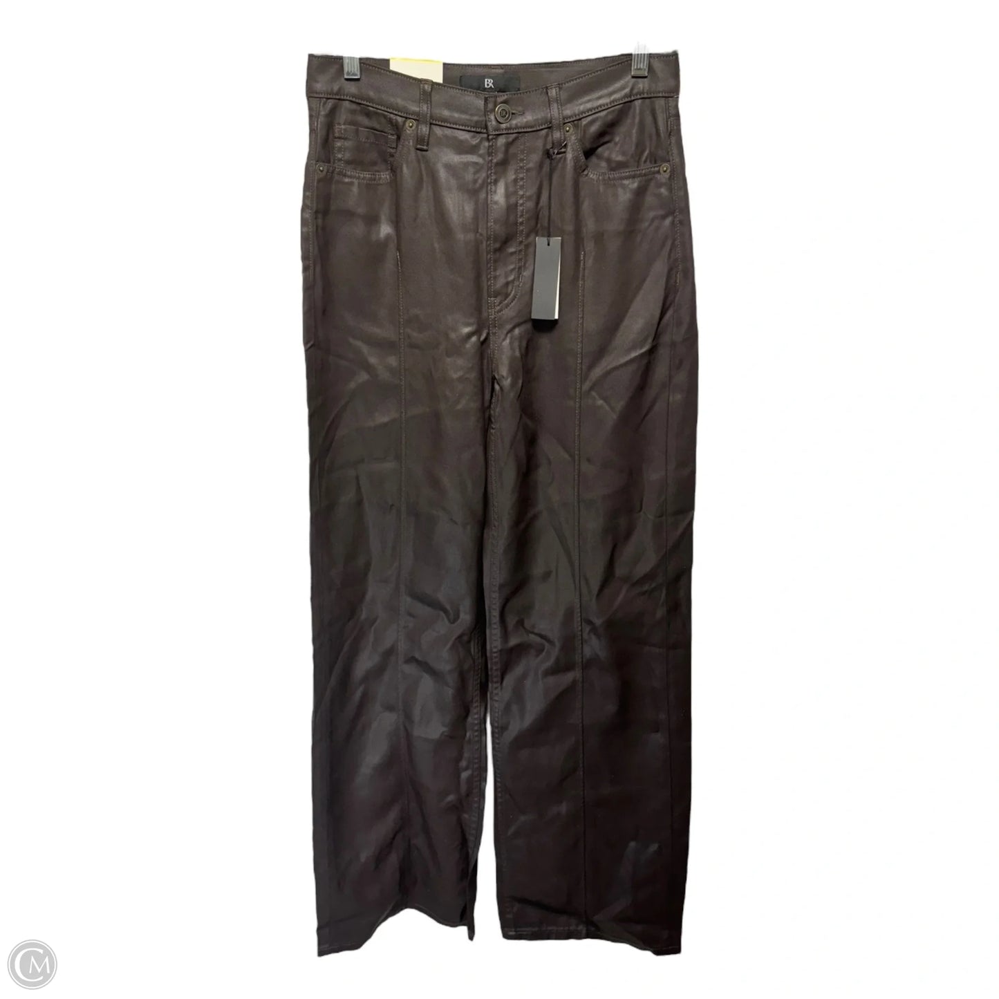 Ultra High Rise Straight Fit Pants Other By Banana Republic In Brown, Size: 2/26