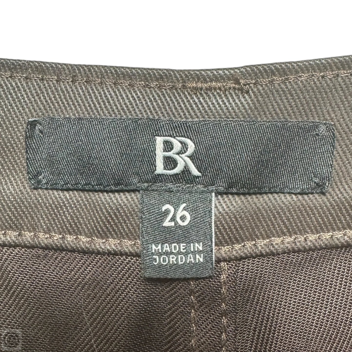 Ultra High Rise Straight Fit Pants Other By Banana Republic In Brown, Size: 2/26