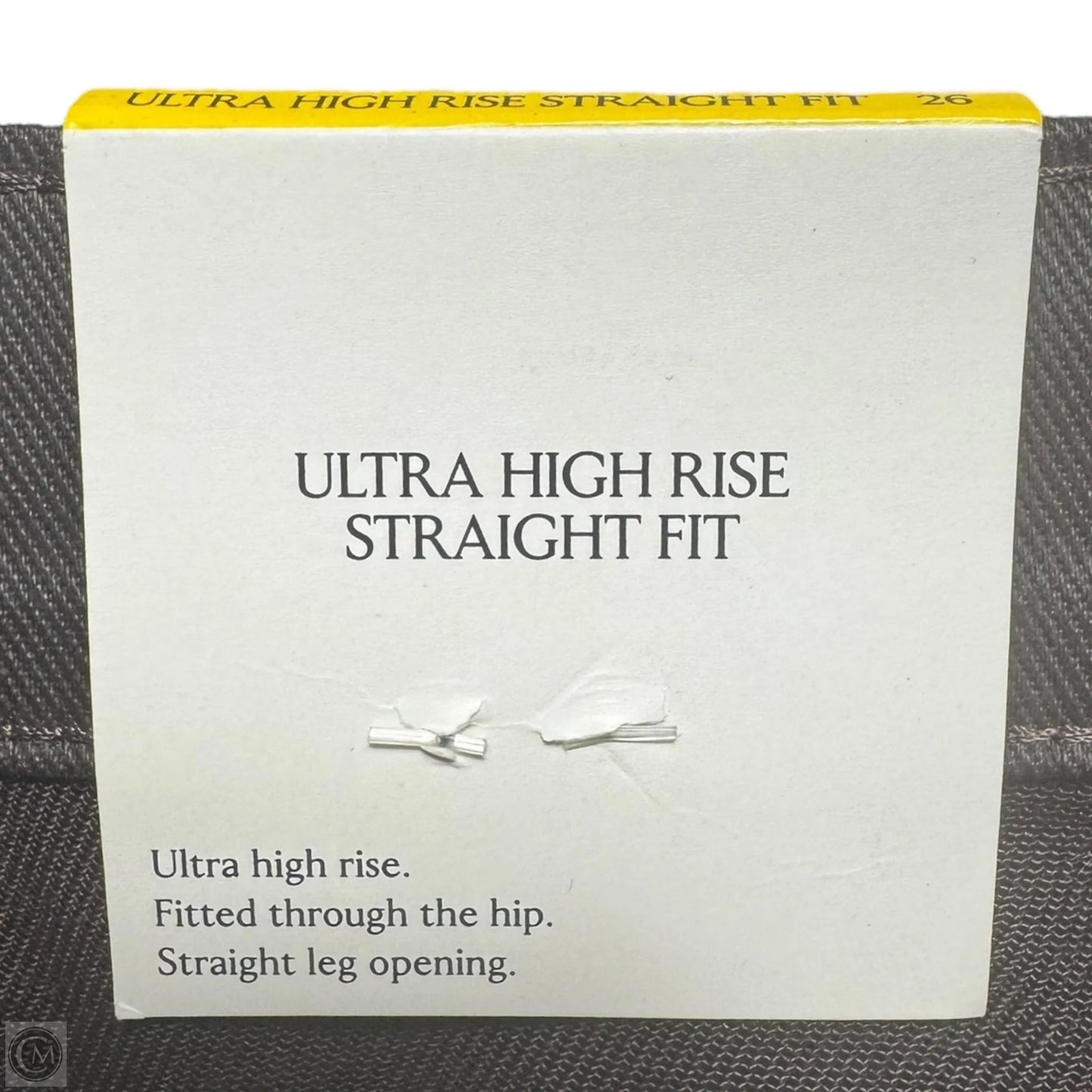 Ultra High Rise Straight Fit Pants Other By Banana Republic In Brown, Size: 2/26