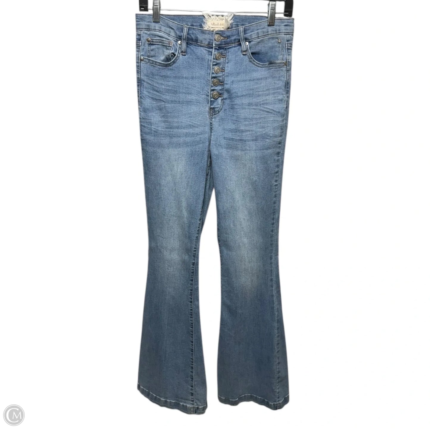 Jeans Flared By Altard State In Blue Denim, Size: 8