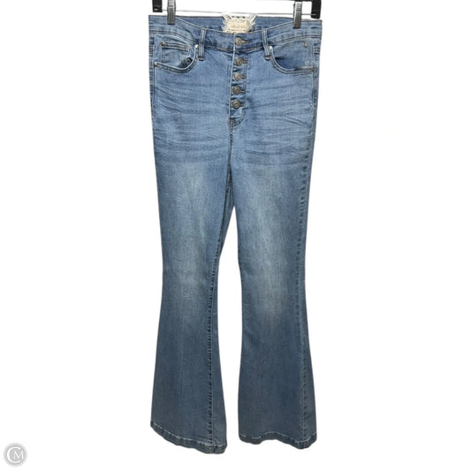 Jeans Flared By Altard State In Blue Denim, Size: 8
