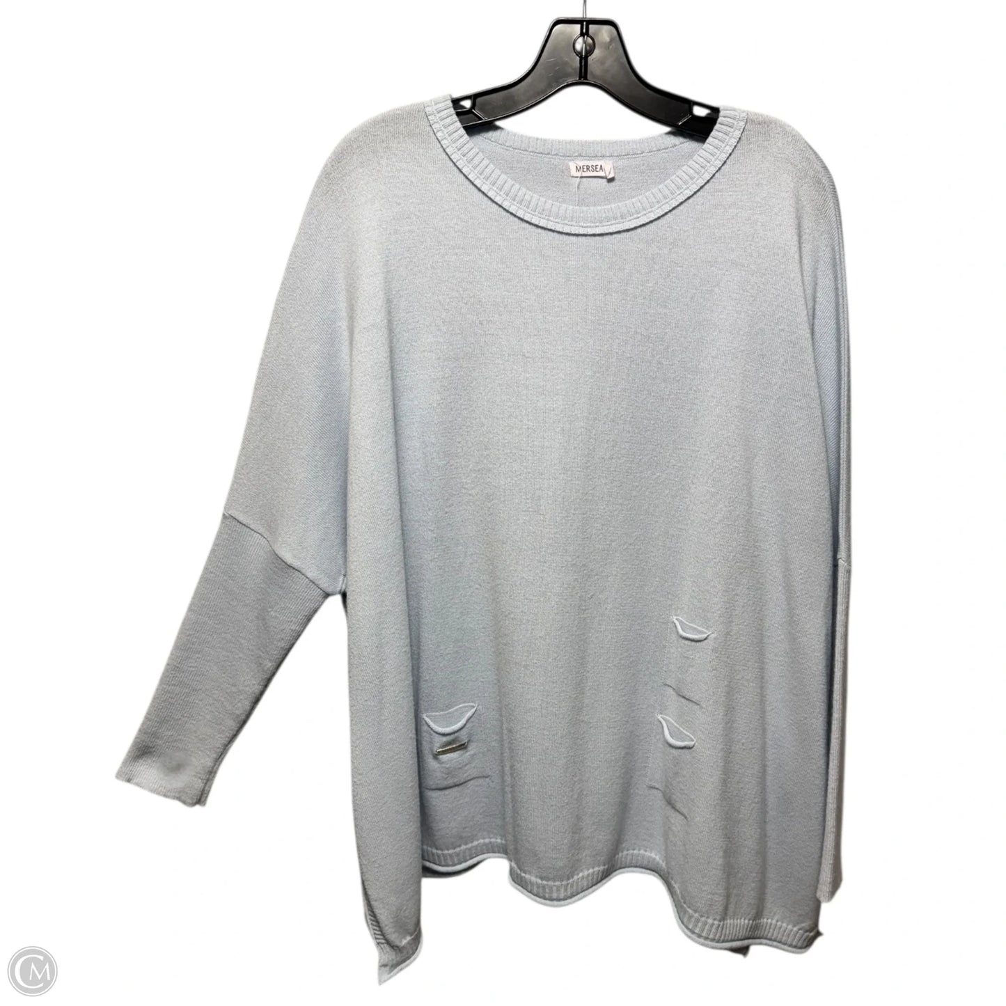 Sweater By Mersea In Blue, Size: Osfm
