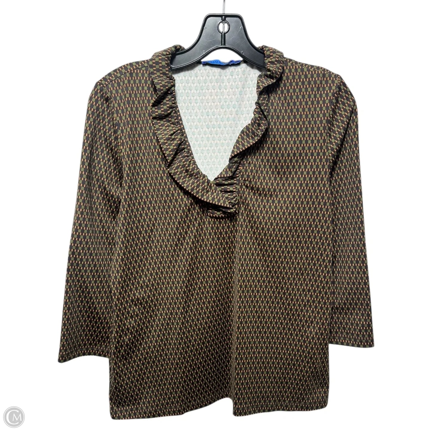 Top 3/4 Sleeve By J Mclaughlin In Multi-colored, Size: M