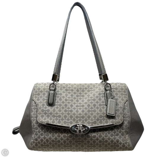Madison Madeline East/West Satchel Designer By Coach, Size: Medium