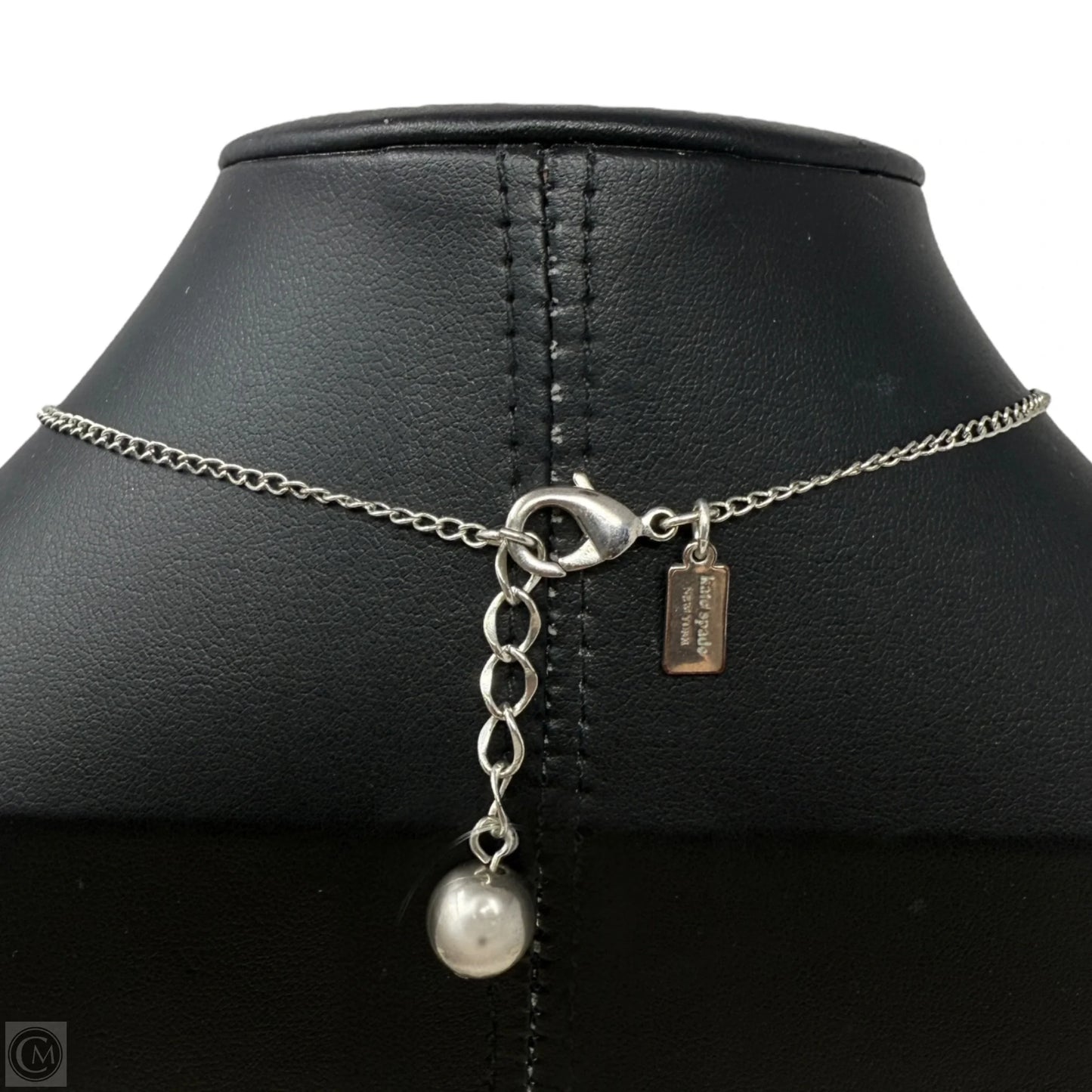 In a Twinkling Silver Tone CZ Pave Necklace Designer By Kate Spade