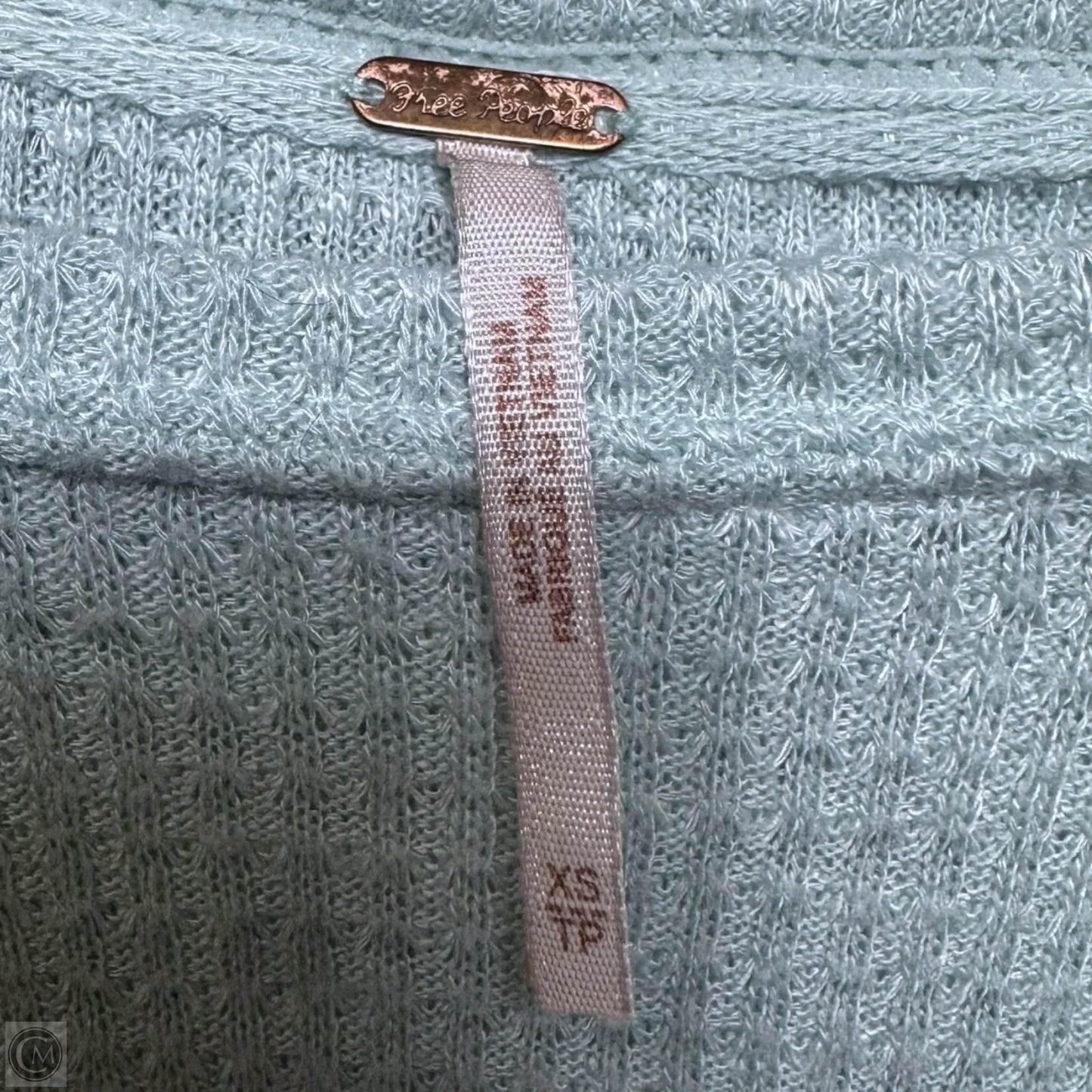 Casual Clash Top By Free People In Aqua, Size: XS