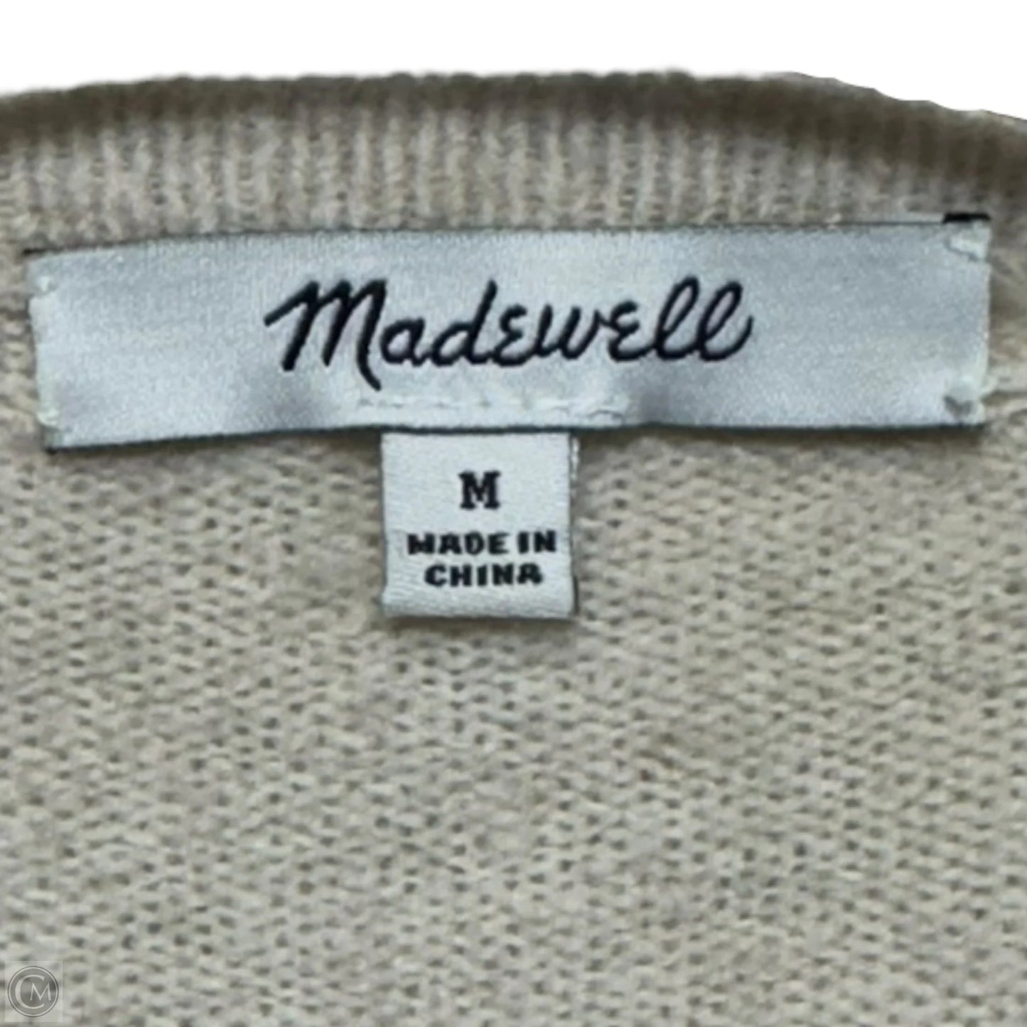 Sweater Cardigan By Madewell In Multi-colored, Size: M