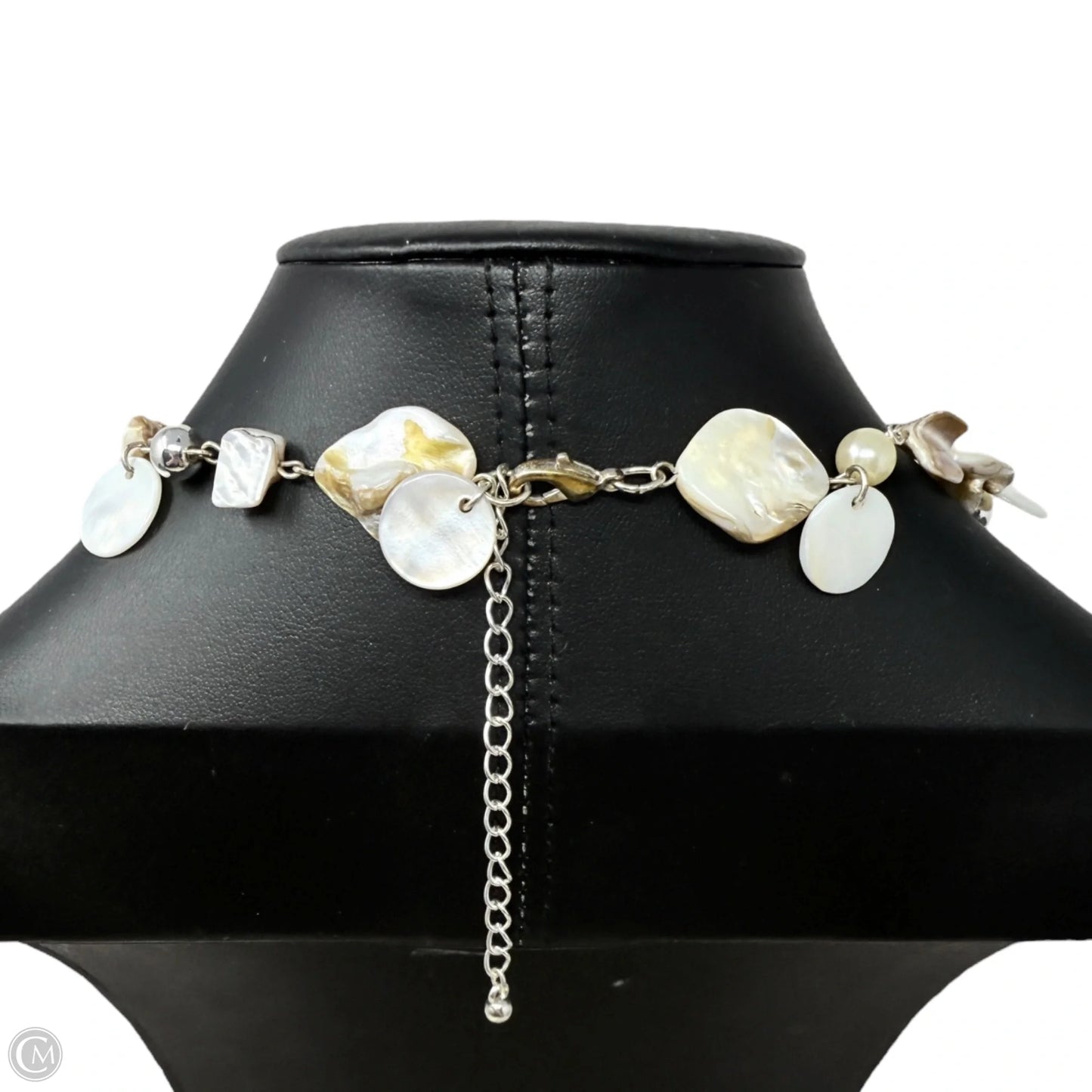 Mother Of Pearl Shell & Beads Long Necklace