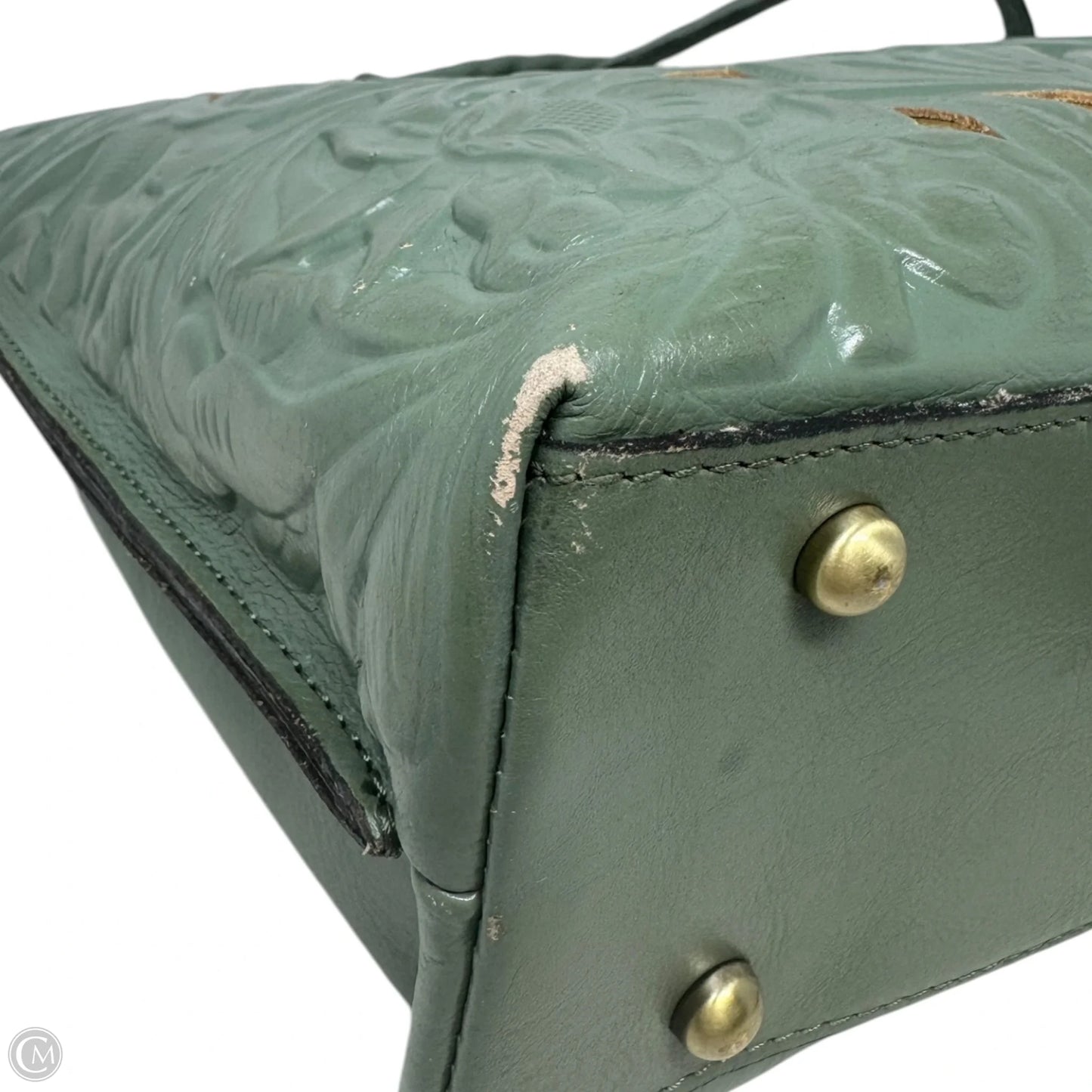 Adeline Tooled Leather Tote Designer By Patricia Nash, Size: Large