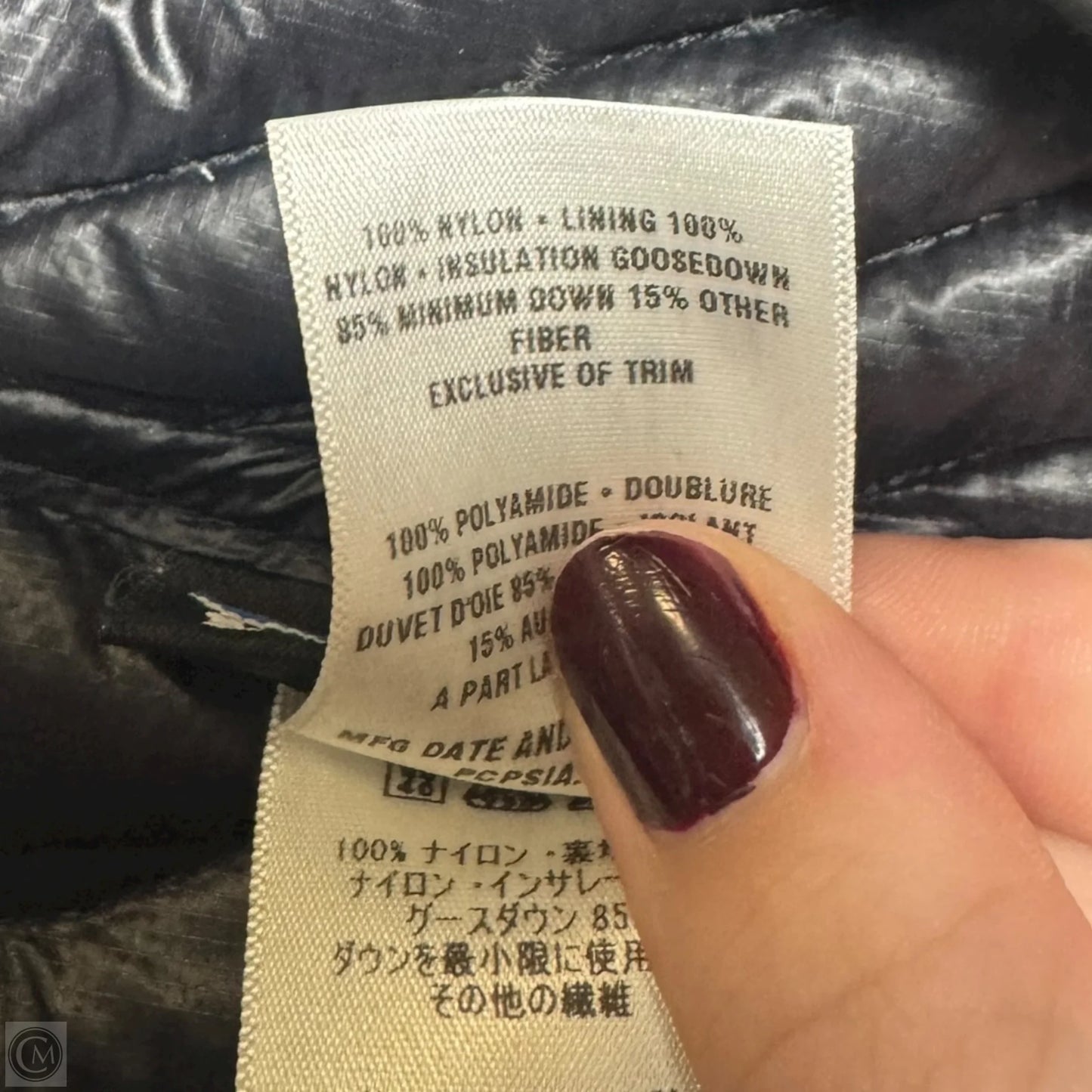 Down Fill Jacket Puffer & Quilted By Patagonia In Black, Size: M