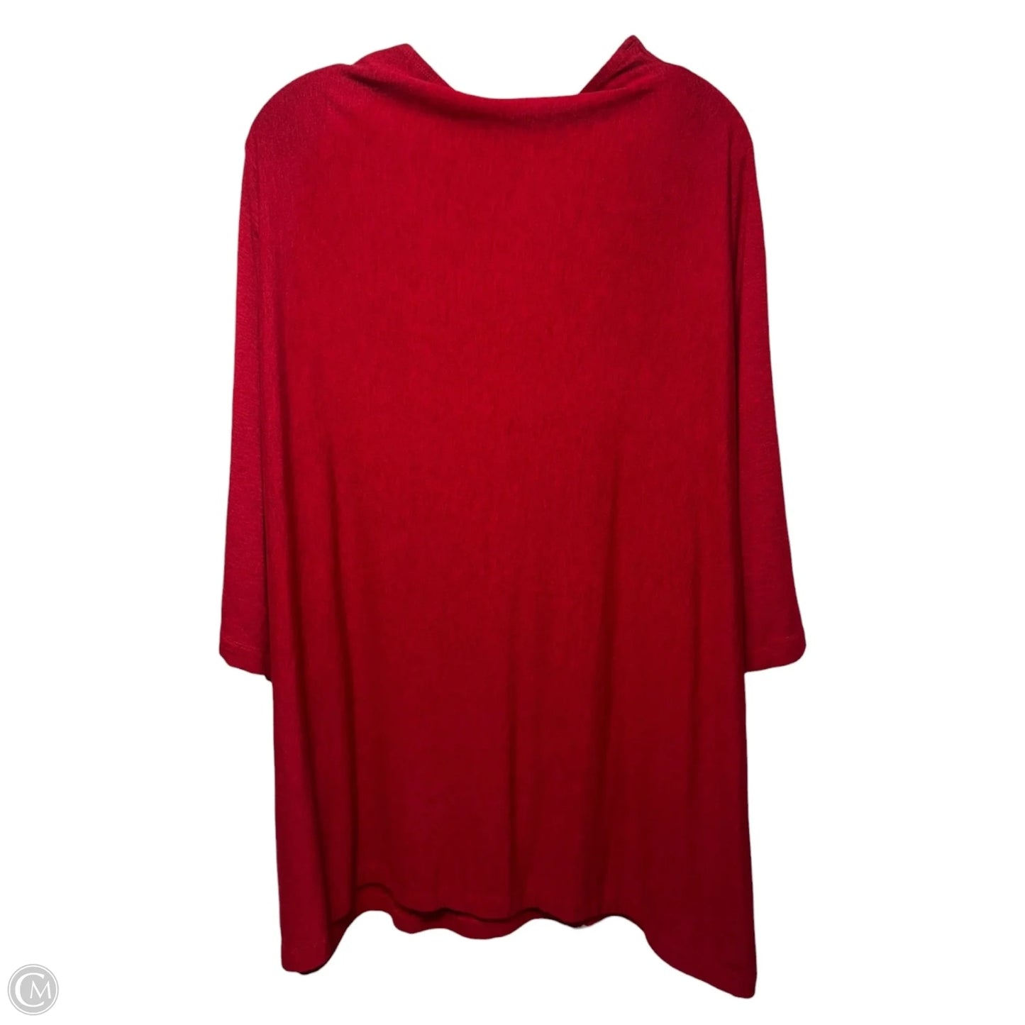 Adria Tunic 3/4 Sleeve By Bryn Walker In Red, Size: 3x