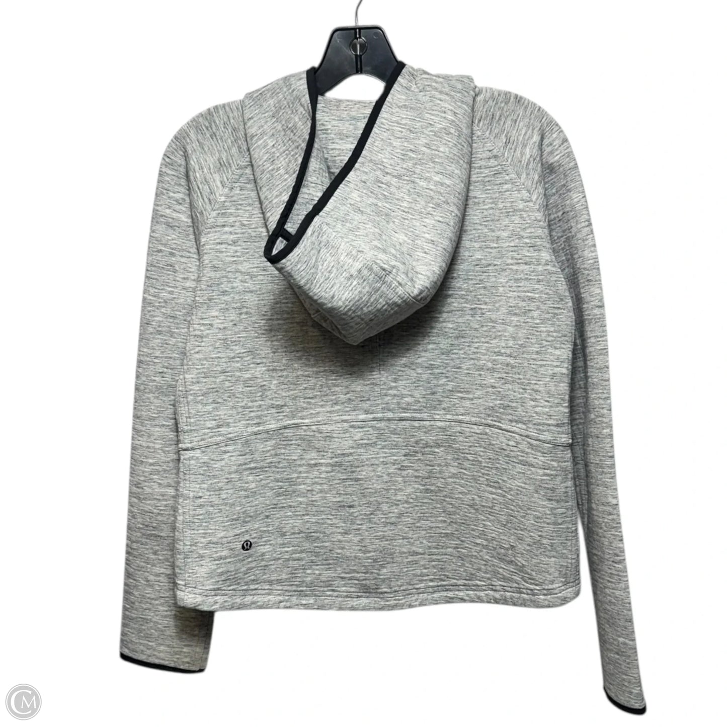 Athletic Jacket By Lululemon In Grey, Size: 4