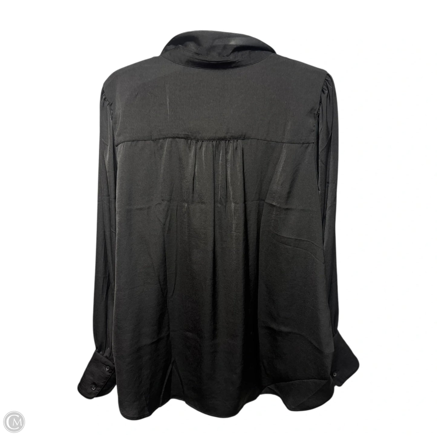 Top Long Sleeve By Banana Republic In Black, Size: Xl