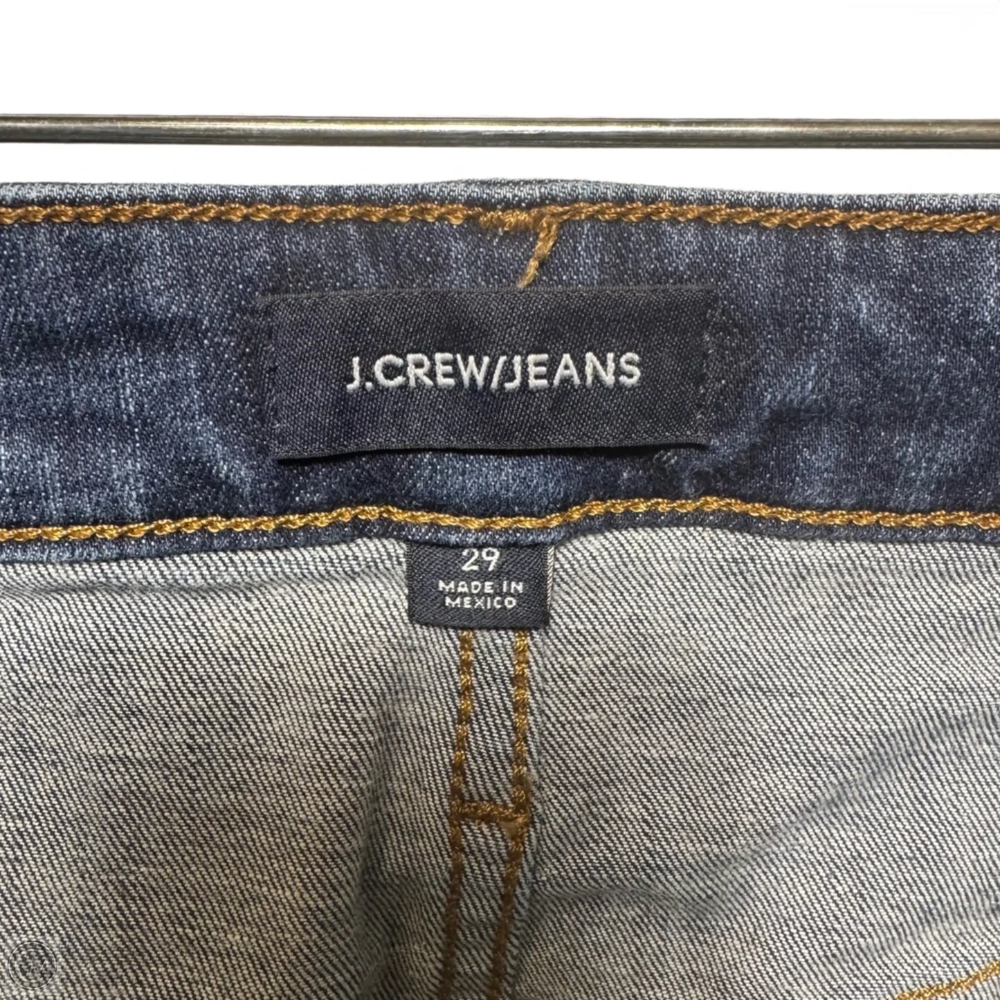 Curvy Toothpick Jeans By J. Crew In Blue Denim, Size: 8/29