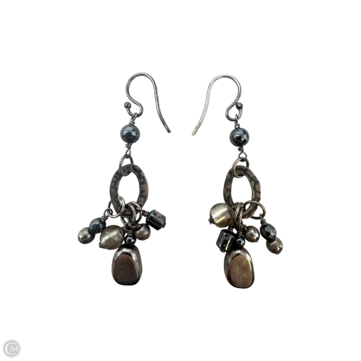 Metallic Dangle Earrings