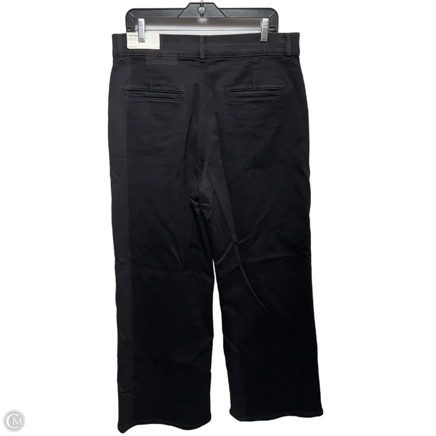 High Rise Trouser Jeans Wide Leg By Ann Taylor In Black, Size: 14
