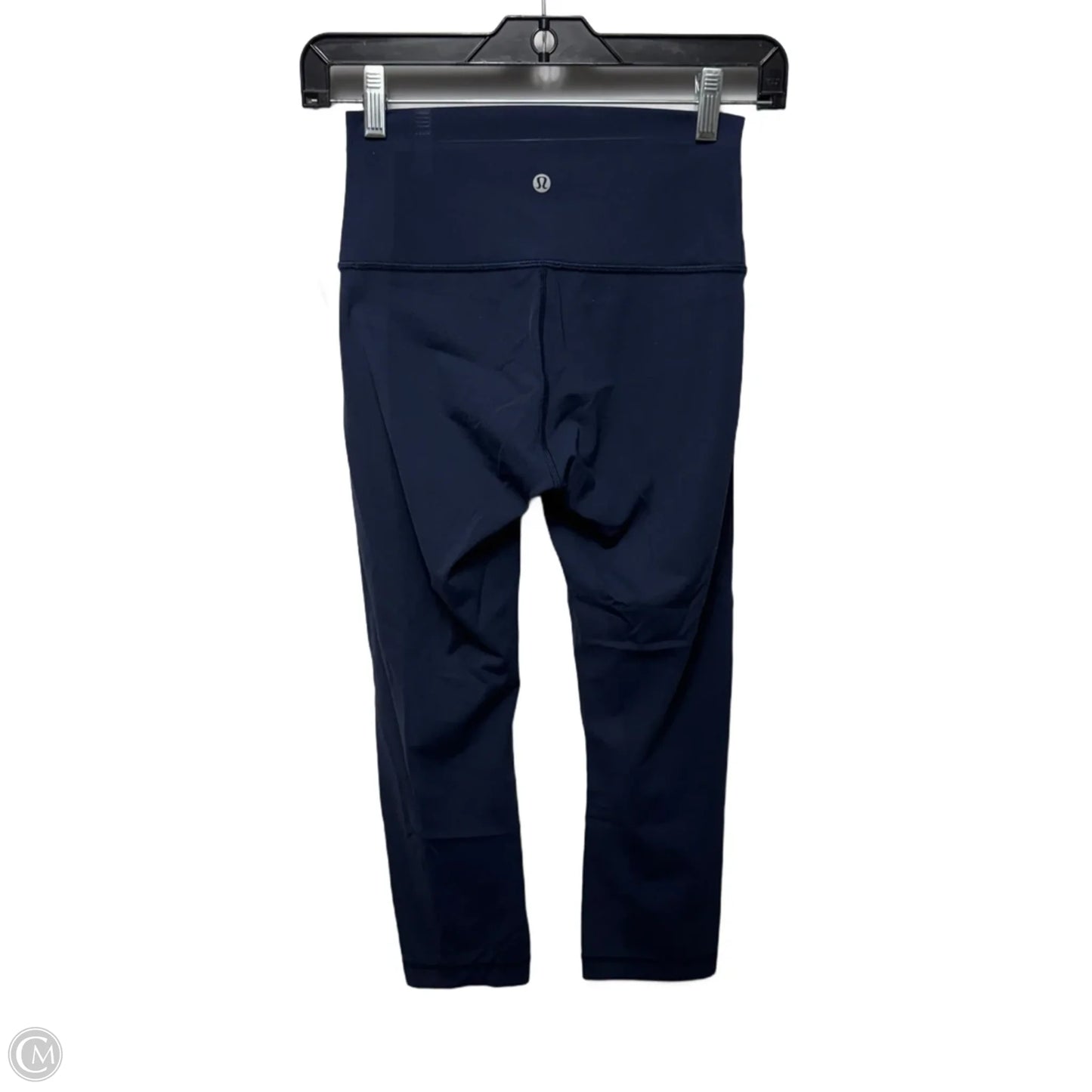 Athletic Capris By Lululemon In Navy, Size: 4