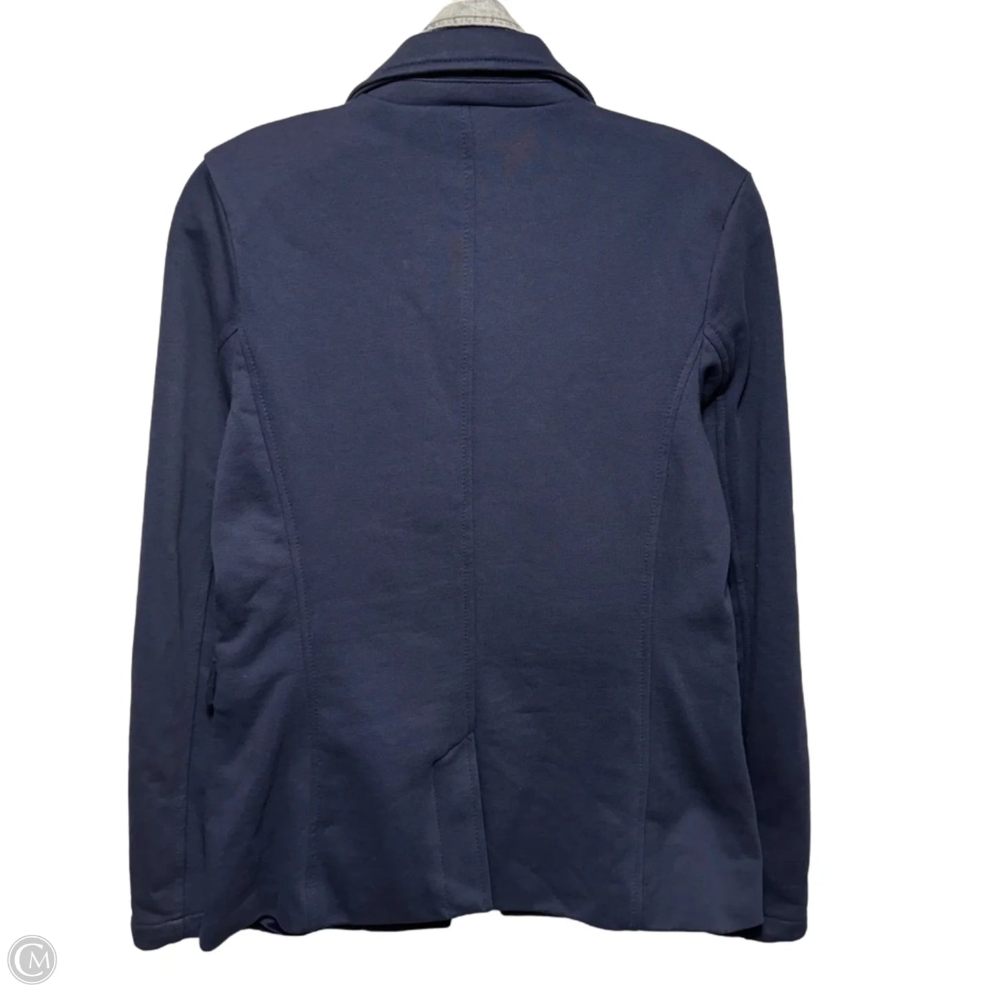 Removable Denim Trim Blazer By Blue Revival In Blue, Size: S