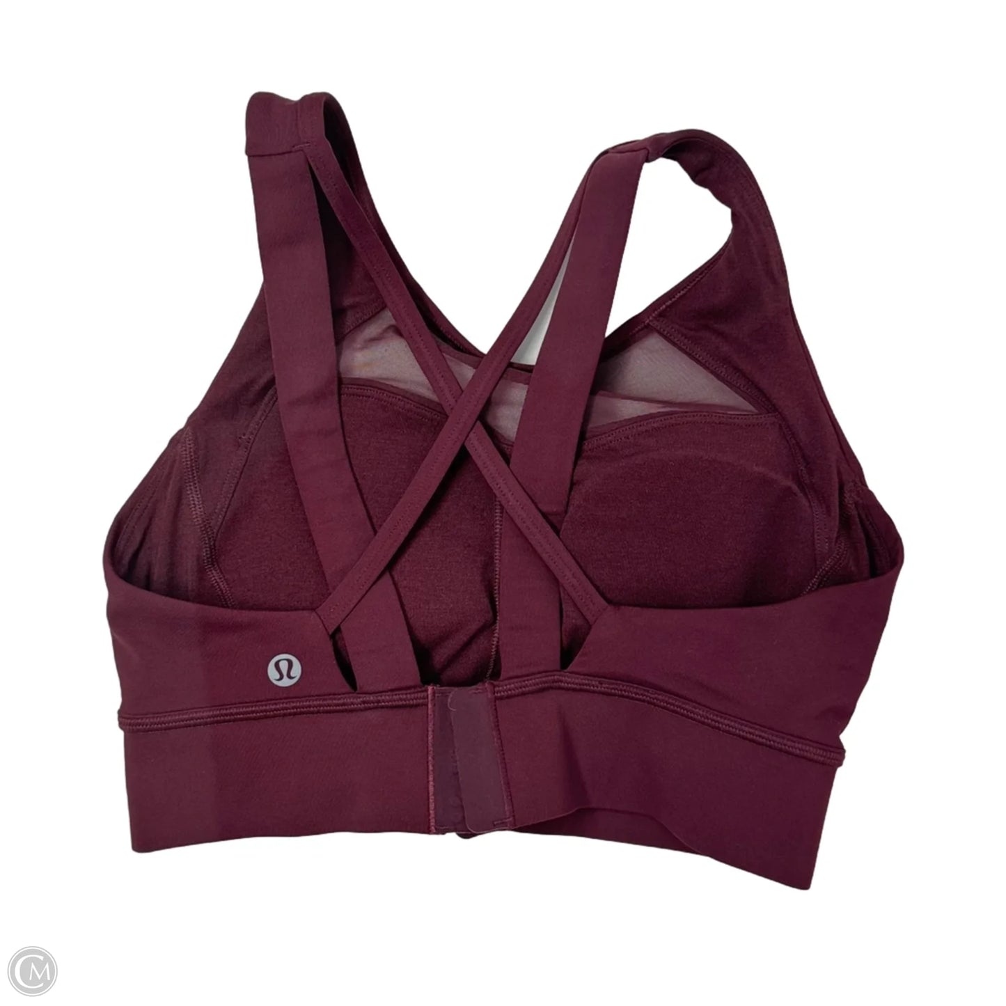 Athletic Bra By Lululemon In Maroon, Size: 6