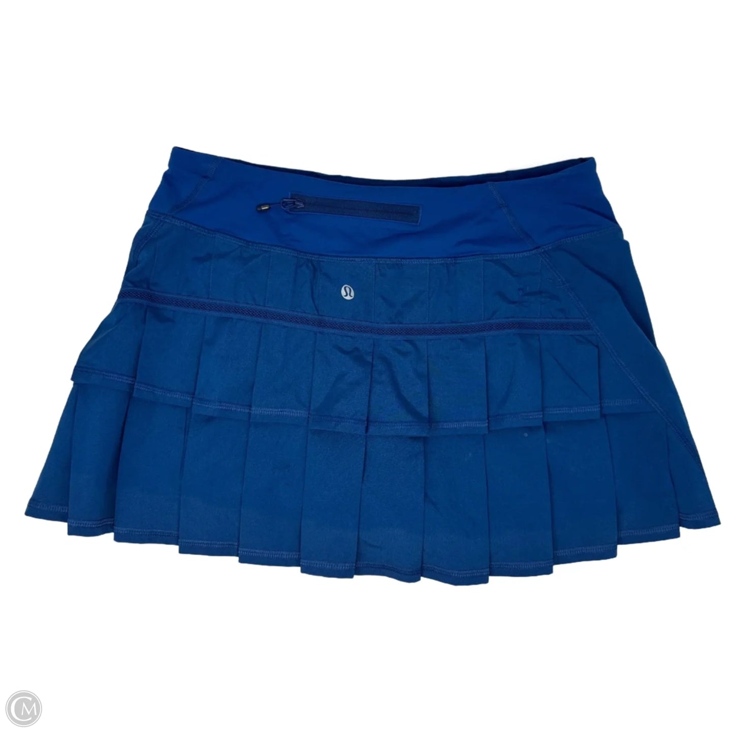 Athletic Skort By Lululemon In Blue, Size: 6