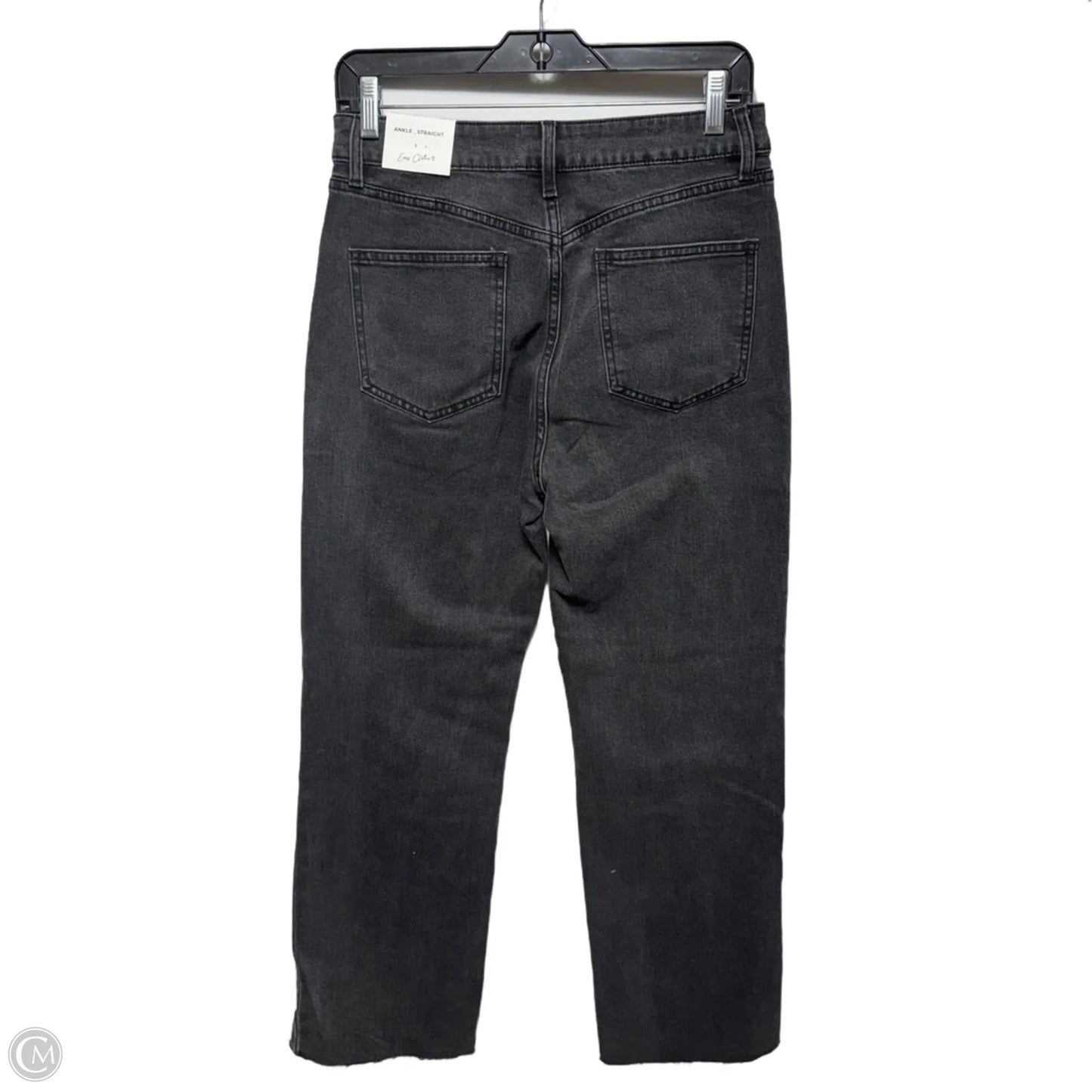 Ankle Straight Jeans By Easy Clothes In Grey, Size: 30