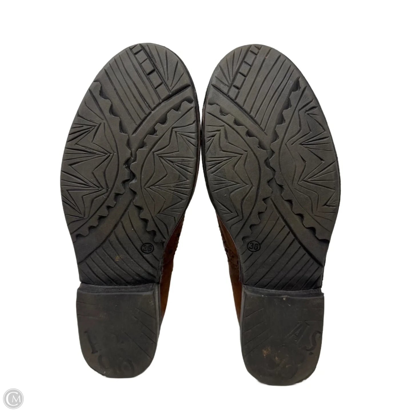 Sasha Kiltie Loafer Shoes Flats By A.S. 98 In Brown, Size: 6