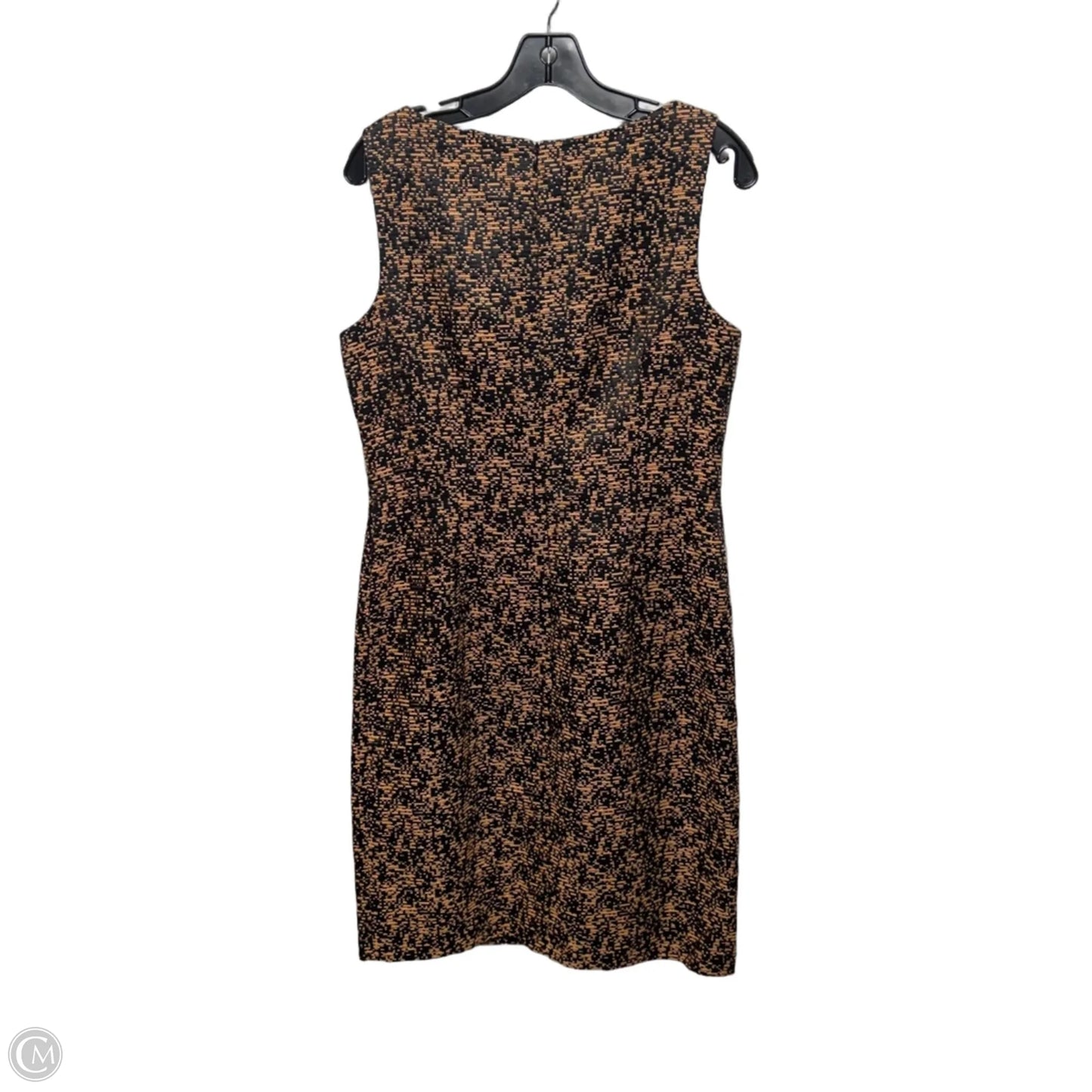 Dress Casual Midi By David Meister In Black & Gold, Size: 10