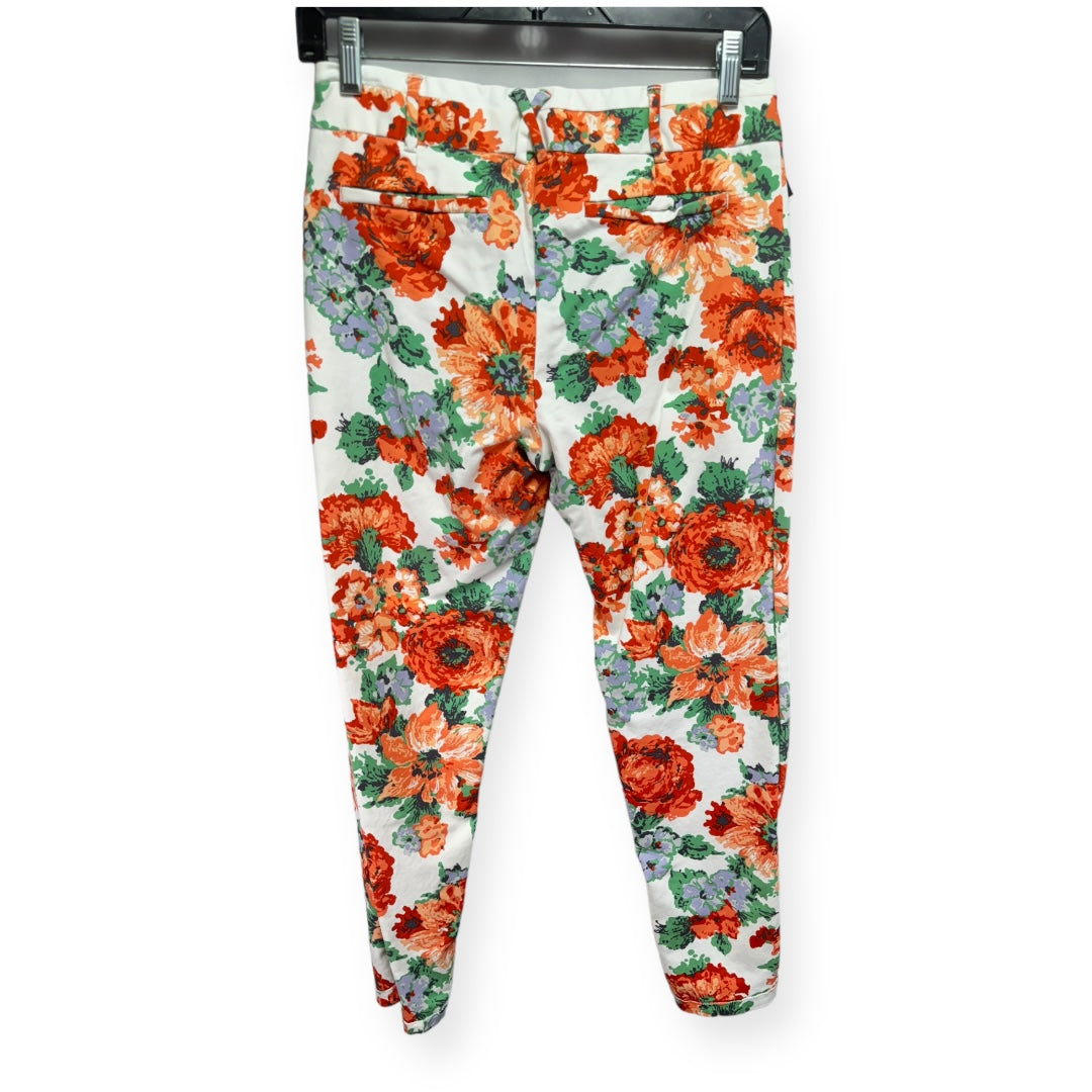 Charlie Trousers By Cartonnier X Anthropologie In Floral Print, Size 4